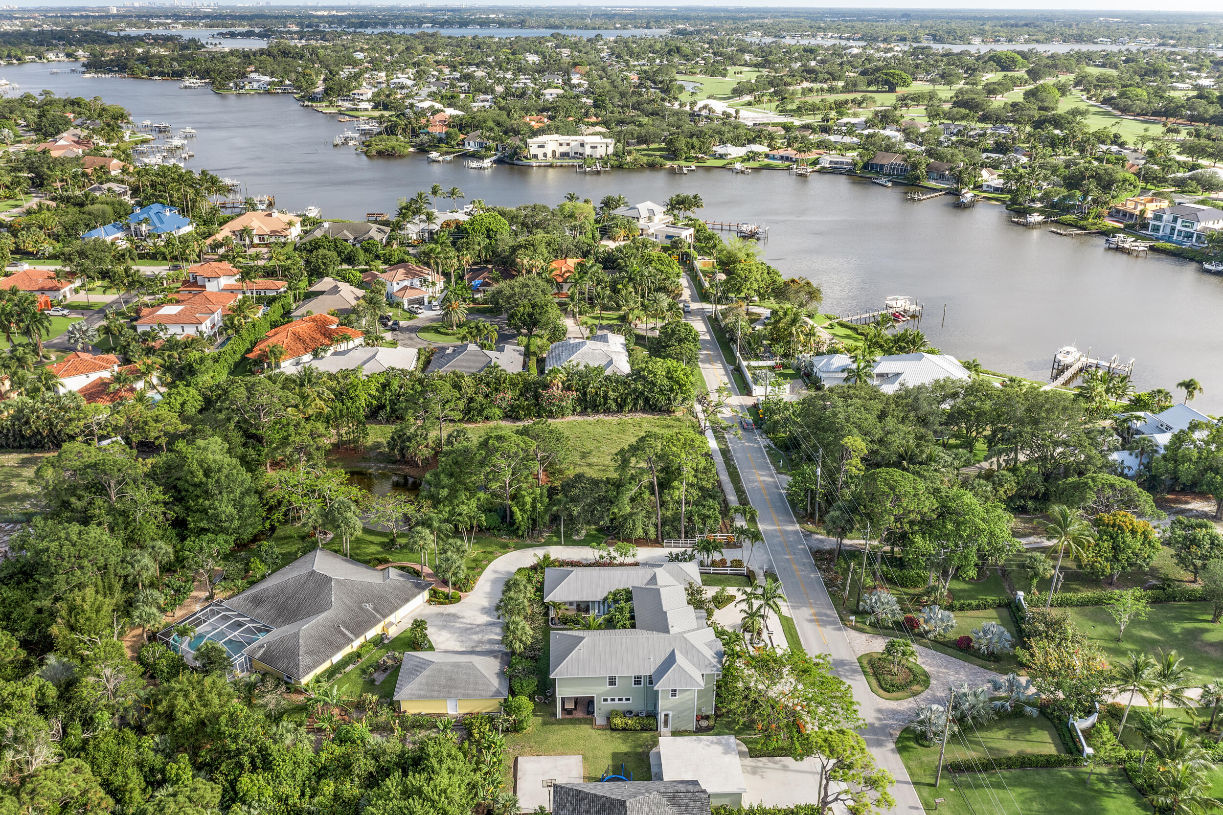 19067 Southeast County Line Road Jupiter, FL 33469 - Photo 79 of 93 Aerial Proximity to Loxahatchee River