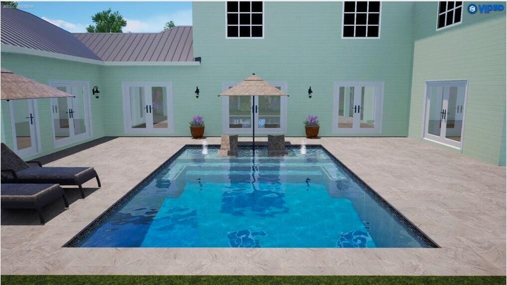 19067 Southeast County Line Road Jupiter, FL 33469 - Photo 90 of 93 Pool Renderings