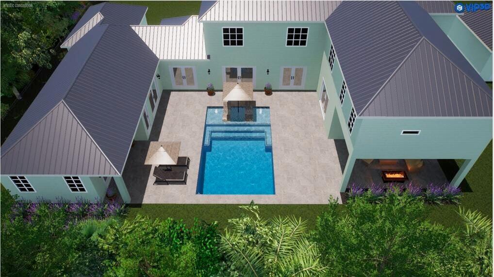 19067 Southeast County Line Road Jupiter, FL 33469 - Photo 91 of 93 Pool Renderings