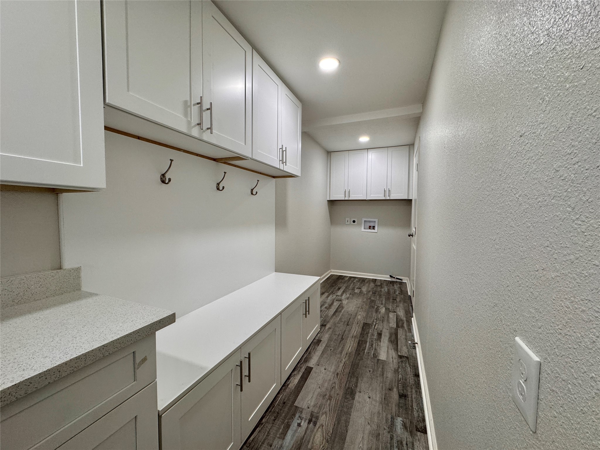 5115 Hialeah Drive Houston, TX 77092 - Photo 10 of 21 a view of hallway with washer and dryer