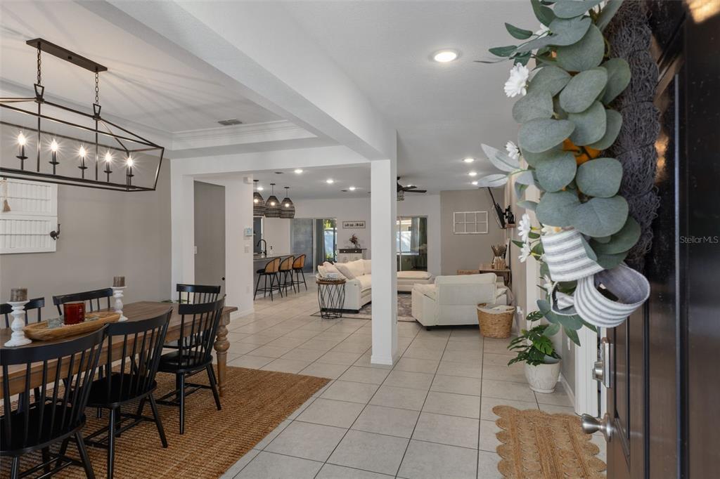 3313 Dorian Avenue Spring Hill, FL 34606 - Photo 12 of 57 a lobby with furniture and chandelier