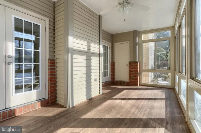 a view of outdoor space with windows