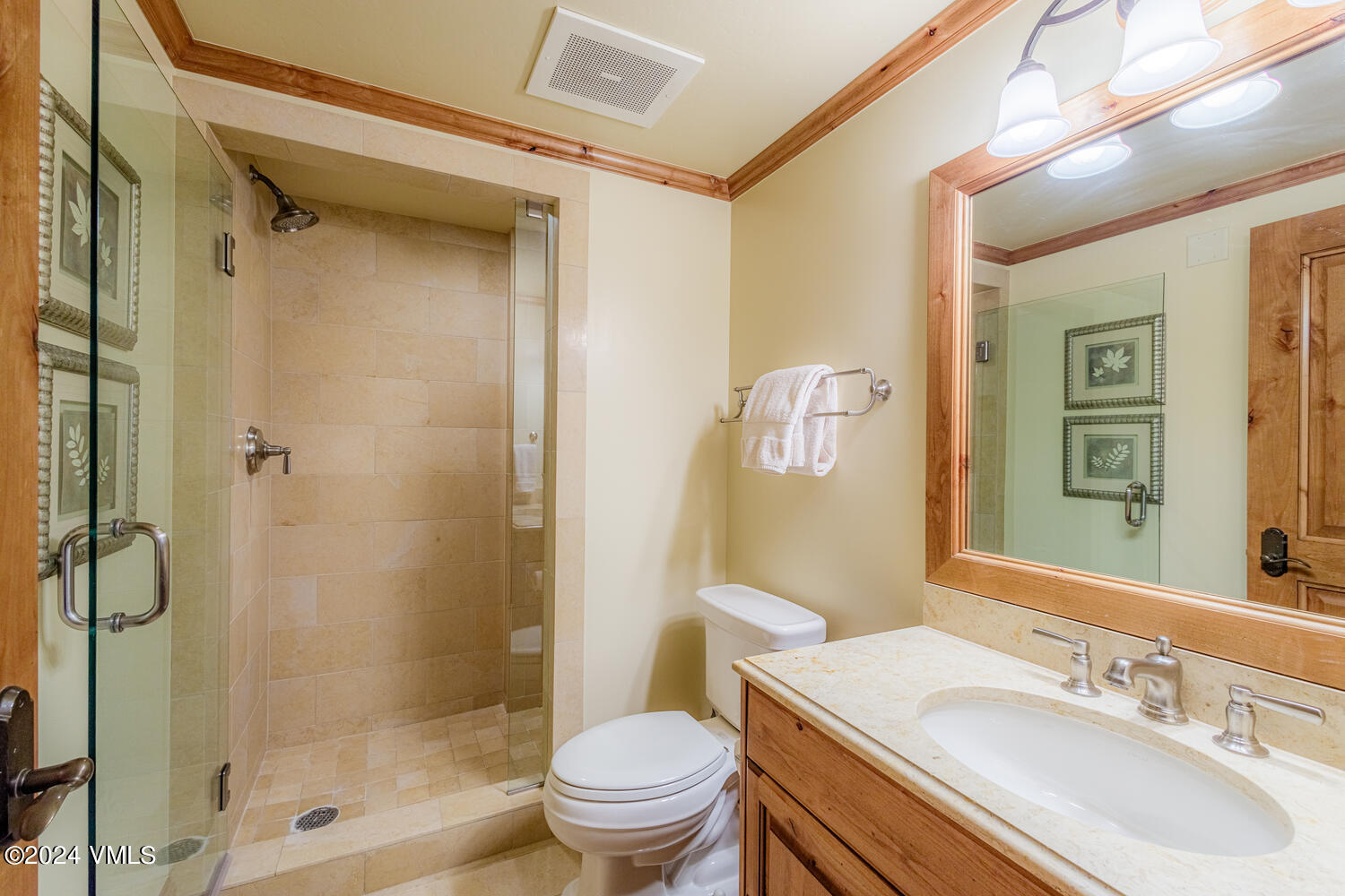 434 South Frontage Road East, Unit 402 Vail, CO 81657 - Photo 16 of 44 a bathroom with a sink toilet and shower
