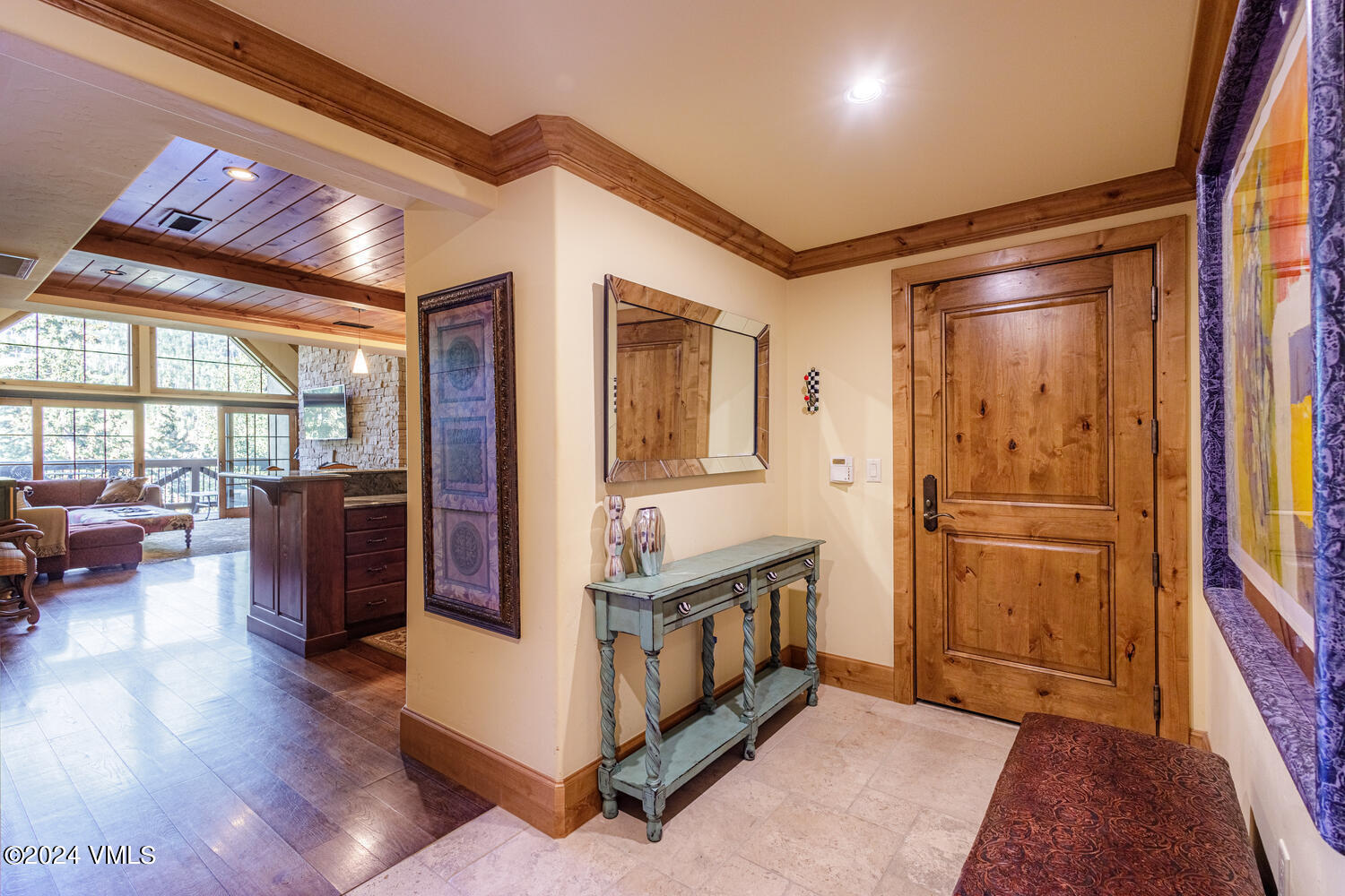 434 South Frontage Road East, Unit 402 Vail, CO 81657 - Photo 4 of 44 a view of an entryway door and hallway