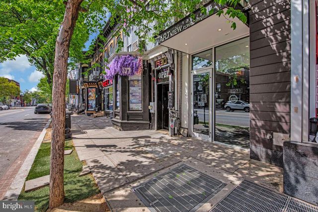 a view of water with an outdoor space