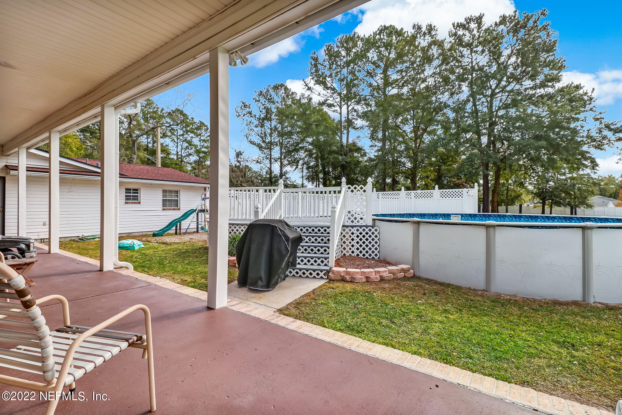 1364 Fouraker Road Jacksonville, FL 32221 - Photo 35 of 41 Backyard Deck
