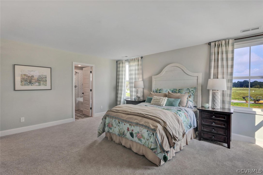 11831 Winterpock Road Chesterfield, VA 23838 - Photo 22 of 34 a bed sitting in a bedroom next to a window