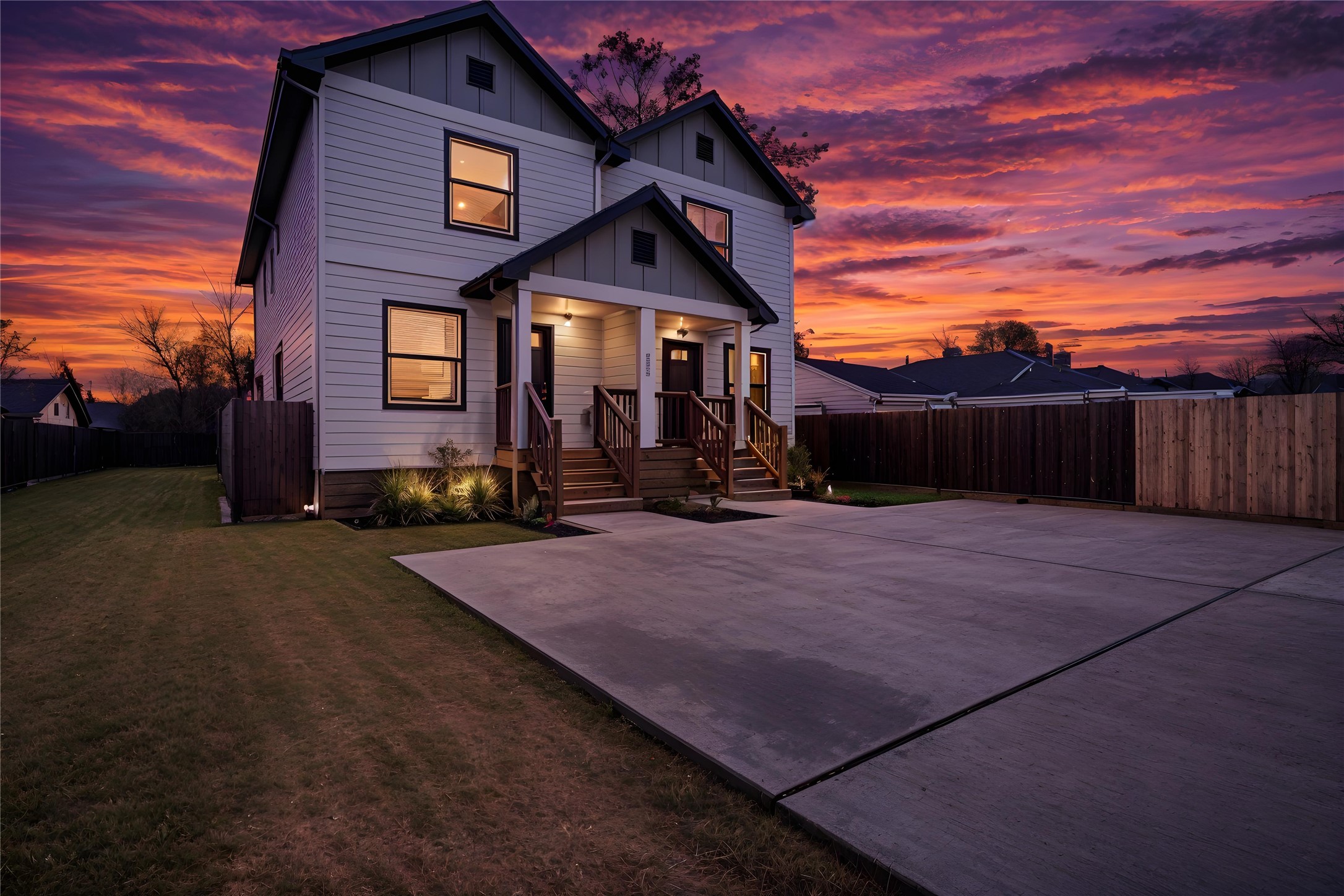 2411 Charles Road, Unit A Houston, TX 77093 - Photo 2 of 33 a front view of a house with a yard