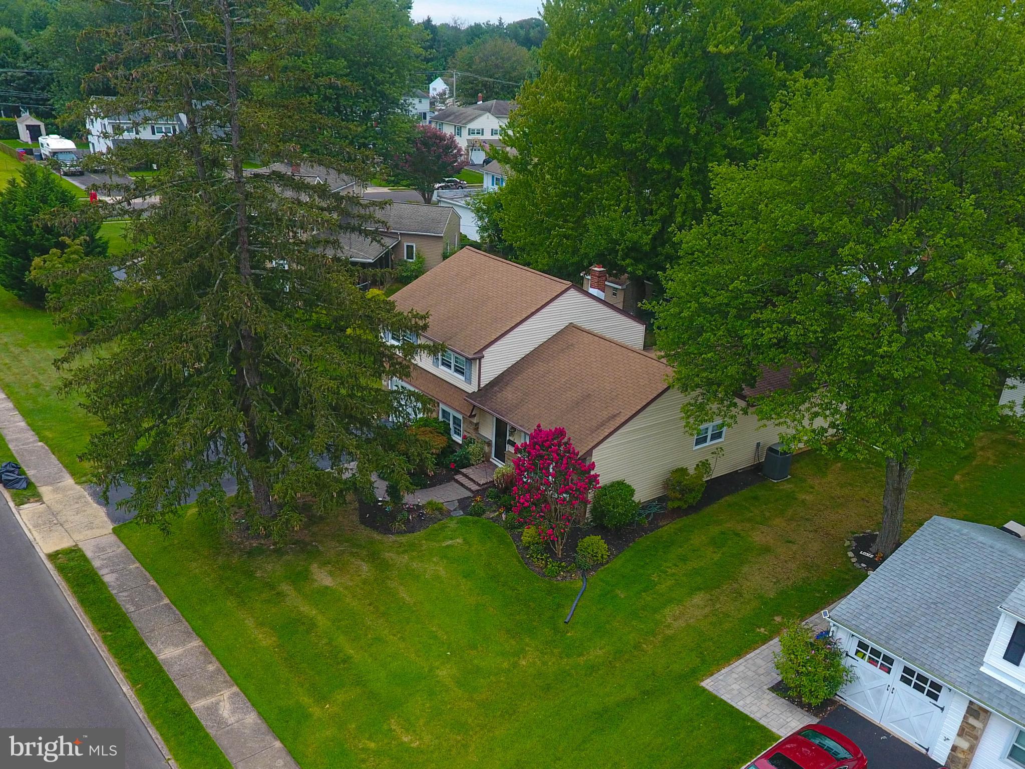 248 Hickory Road Warminster, PA 18974 - Photo 43 of 44 Drone right corner of home