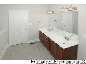Lot 12 Booth Pond Road Raeford, NC 28376 - Photo 7 of 11 a bathroom with a double vanity sink mirror and