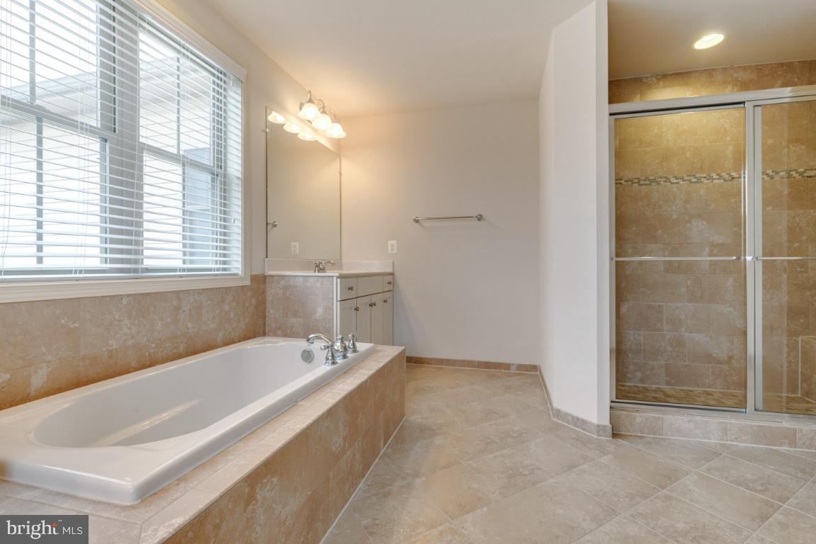 23578 Prosperity Ridge Place Brambleton, VA 20148 - Photo 23 of 42 Soaking Tub and Separate Shower