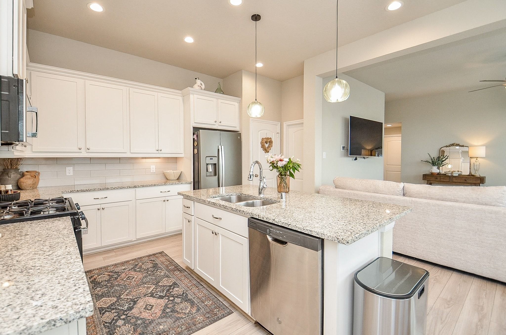 5146 Prairie Terrace Lane Fulshear, TX 77441 - Photo 15 of 26 Kitchen offers plenty of cabinet space and perfectly sized pantry