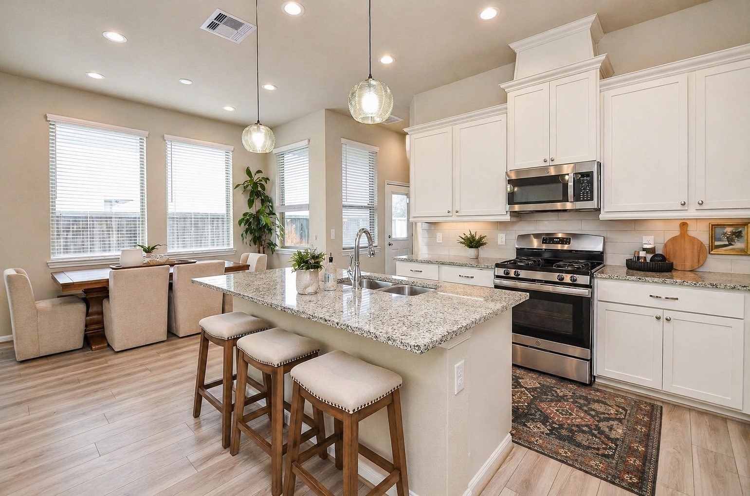 5146 Prairie Terrace Lane Fulshear, TX 77441 - Photo 2 of 26 Kitchen is located on the first floor showcasing an oversized island