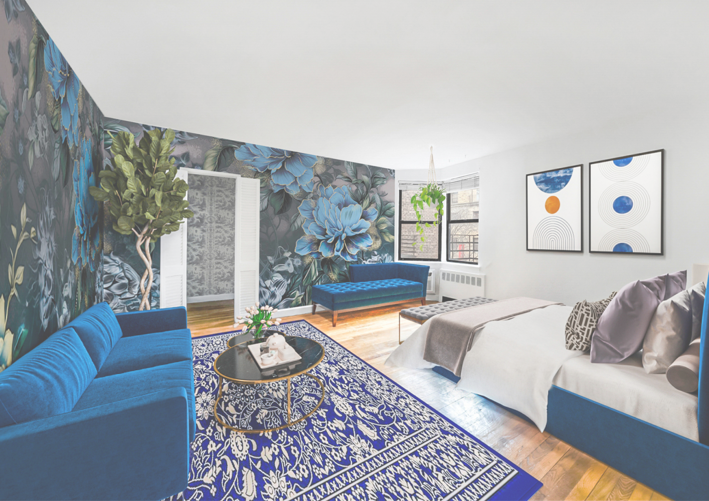 330 East 70th Street, Unit 5G Manhattan, NY 10021 - Photo 15 of 17 a living room with furniture rug and window