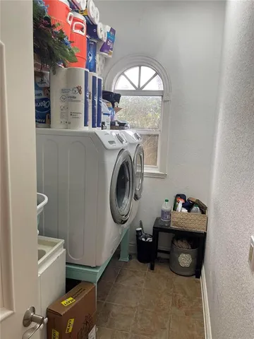 a room with storage and utility