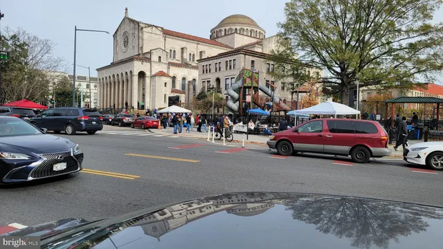 a car parked in front of a house