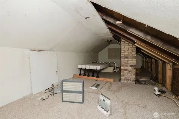 a view of storage and utility room