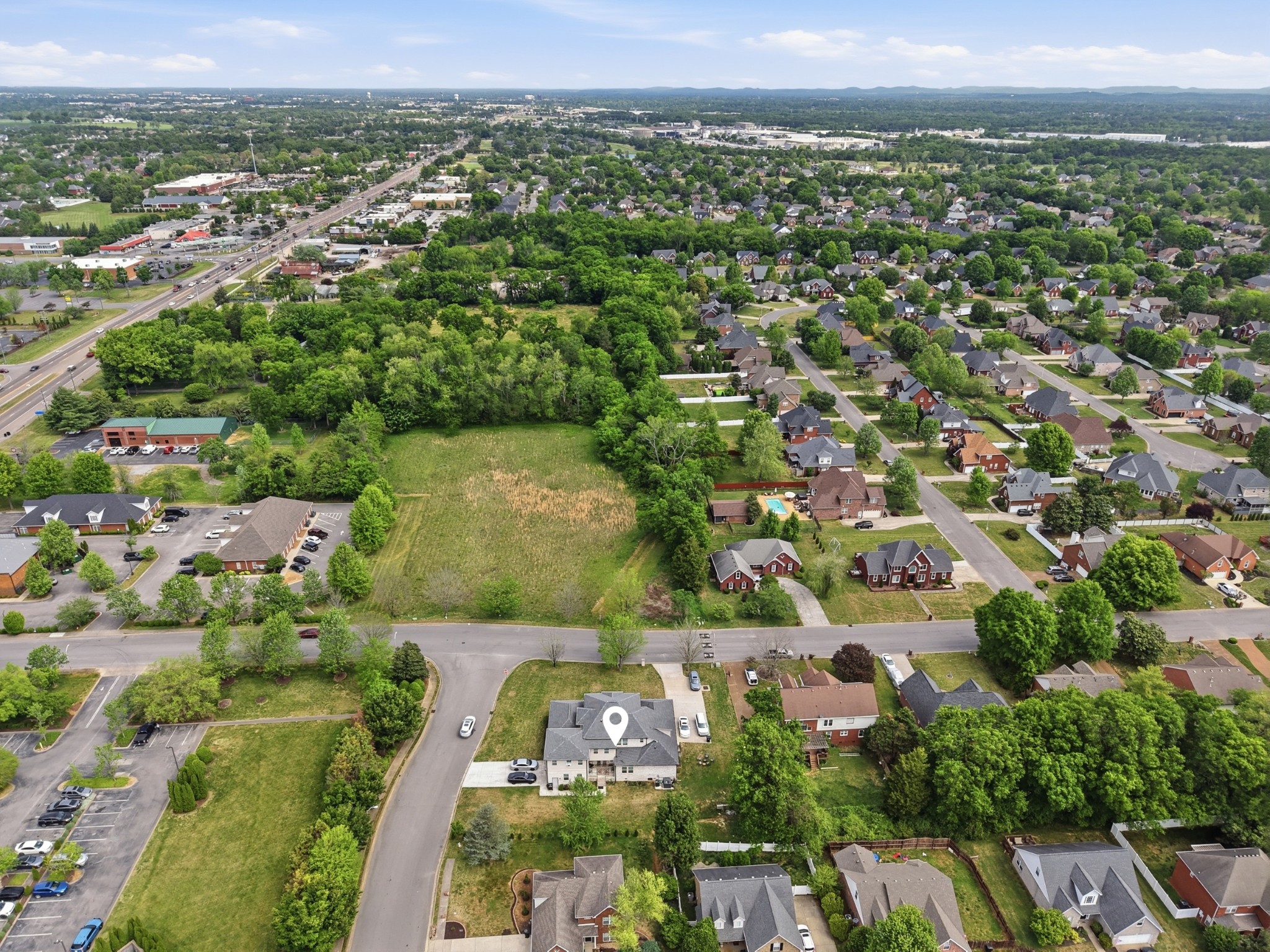 126 Savannah Ridge Murfreesboro, TN 37127 - Photo 50 of 50 an aerial view of residential houses with outdoor space