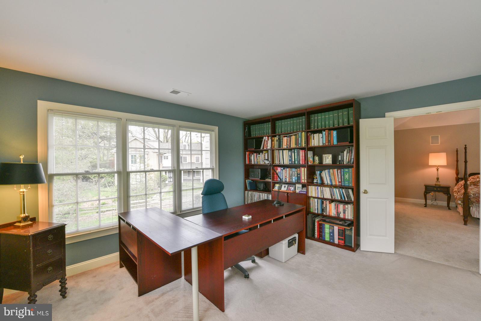 807 Caldwell Road Wayne, PA 19087 - Photo 39 of 54 Master Sitting Room with Three Sides of Windows
