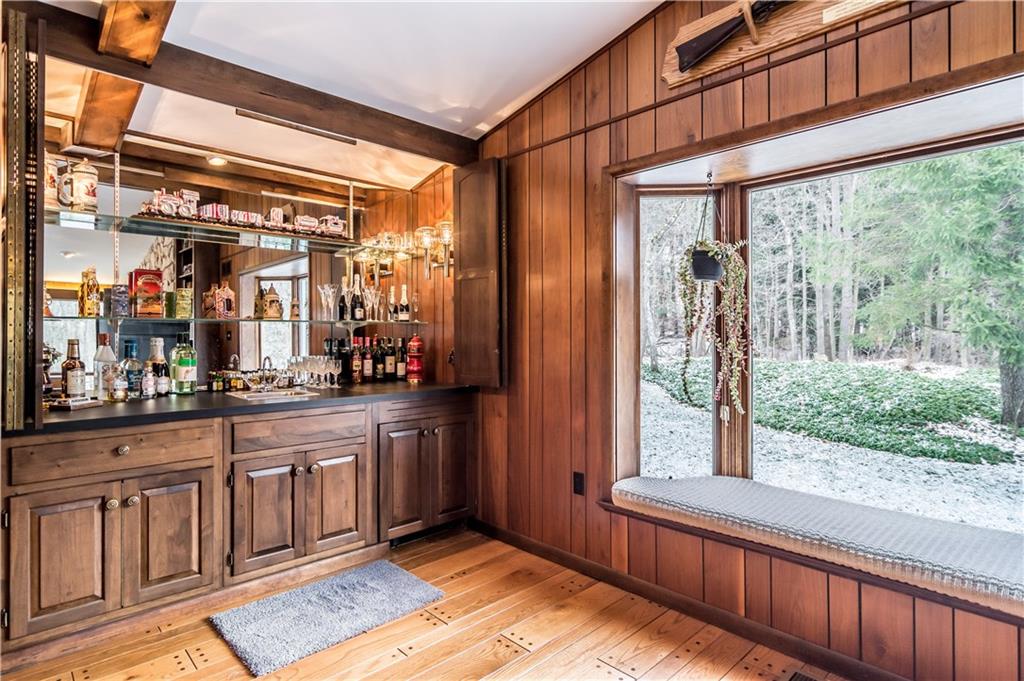 125 Sunset Drive Canonsburg, PA 15317 - Photo 6 of 25 a kitchen with granite countertop a refrigerator and a large window