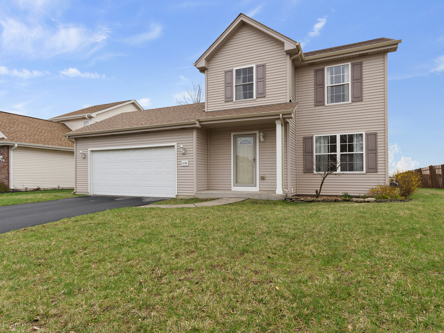 4709 West Iris Lane Monee, IL 60449 - Photo 1 of 28 a view of a house with backyard and garden