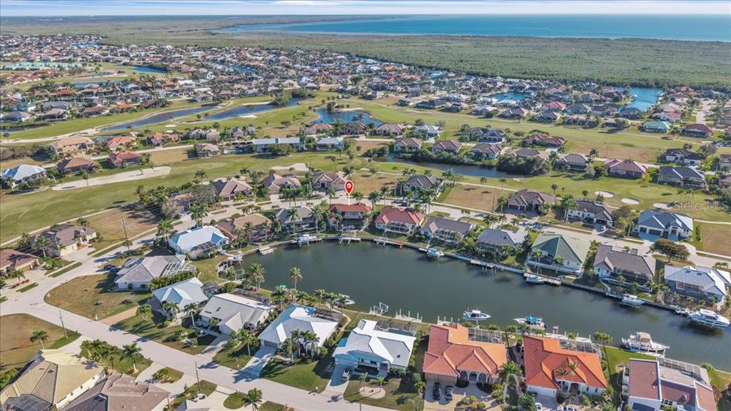 2172 Deborah Drive Punta Gorda, FL 33950 - Photo 53 of 61 an aerial view of residential houses with outdoor space