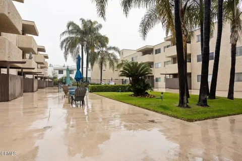 a view of outdoor space with seating area and entertaining space
