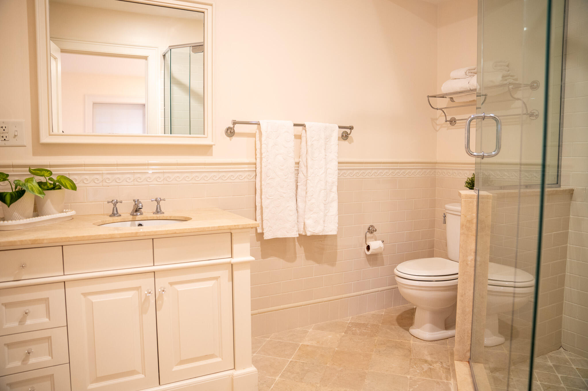 48 South Chatham Road Harwich, MA 02645 - Photo 47 of 54 a bathroom with a sink toilet and shower