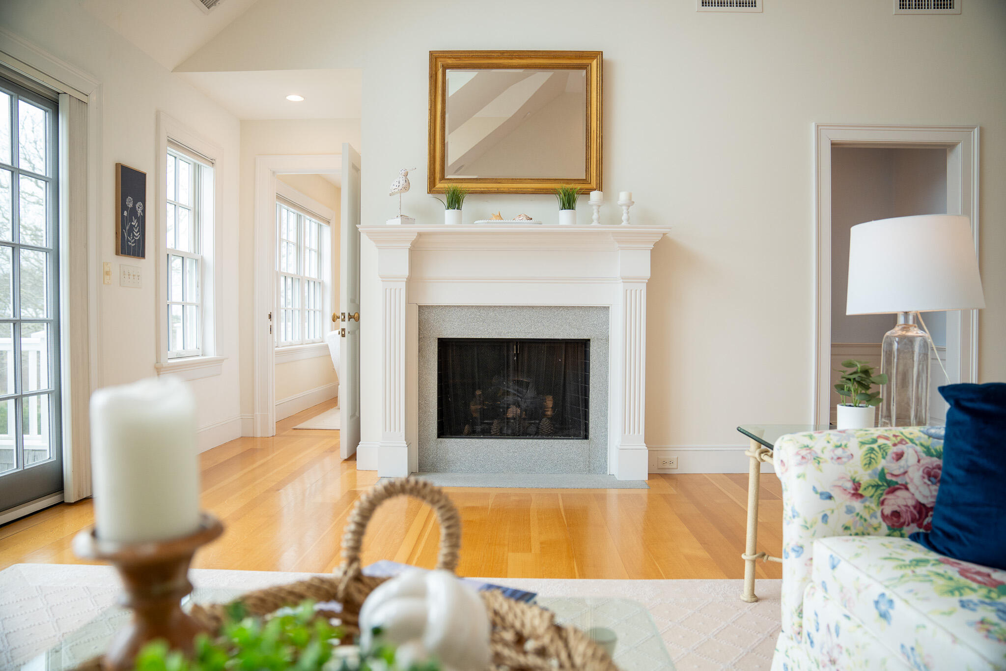 48 South Chatham Road Harwich, MA 02645 - Photo 7 of 54 a living room with furniture and a fireplace