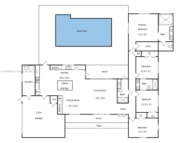 $1,535,000 | 8605 Southwest 162nd Street, Palmetto Bay, FL 33157