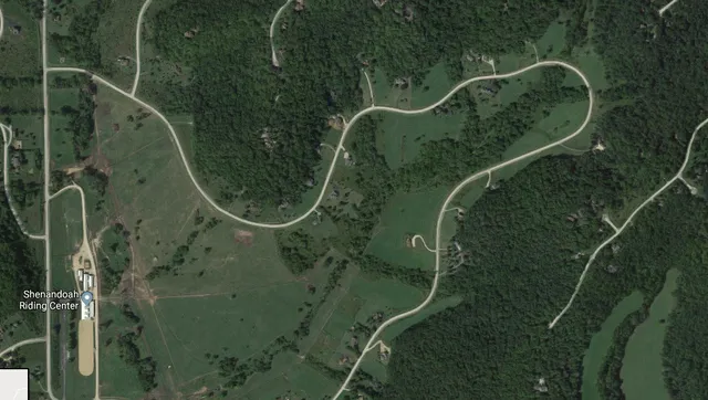 an aerial view of a bathroom