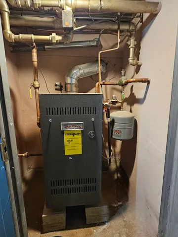 a view of water heater room