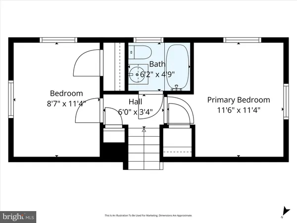 a picture of a floor plan