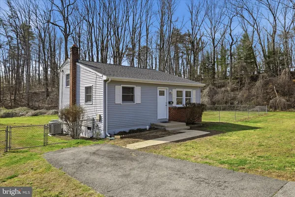 a front view of a house with a window