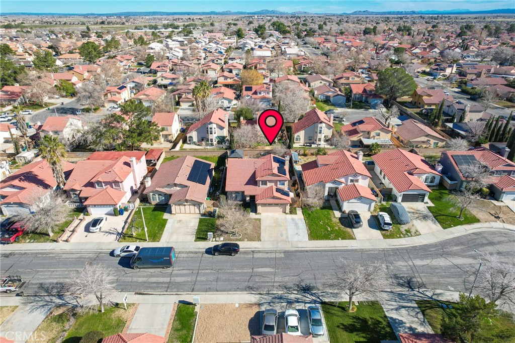 43922 Fallon Drive Lancaster, CA 93535 - Photo 27 of 36 an aerial view of residential houses with outdoor space