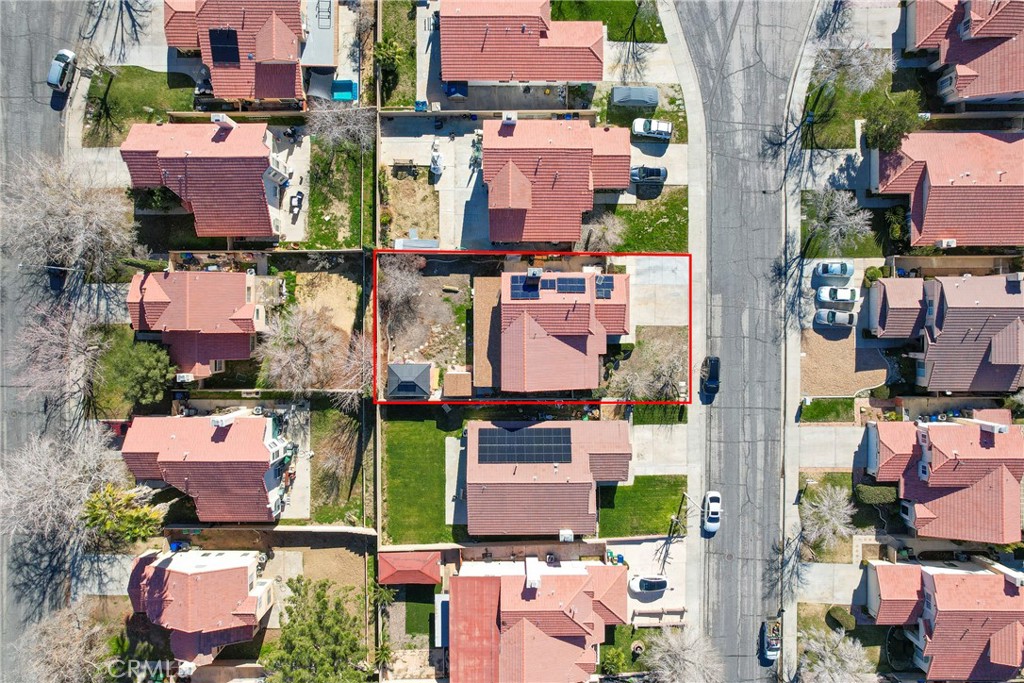 43922 Fallon Drive Lancaster, CA 93535 - Photo 32 of 36 an aerial view of houses with outdoor space