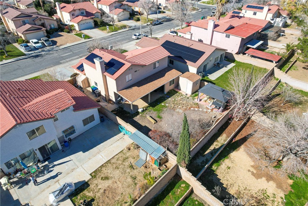 43922 Fallon Drive Lancaster, CA 93535 - Photo 35 of 36 an aerial view of a house with a yard