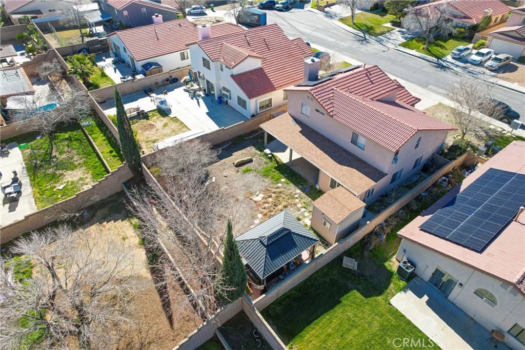 43922 Fallon Drive Lancaster, CA 93535 - Photo 36 of 36 an aerial view of a house with a garden