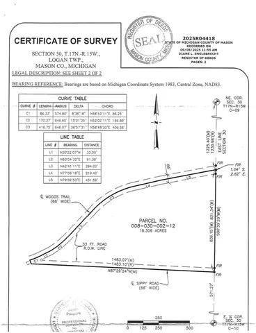 $139,900 | 6270 Woods Trail, Custer, MI 49405
