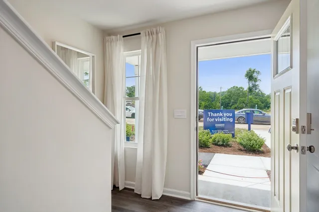 a view of front door