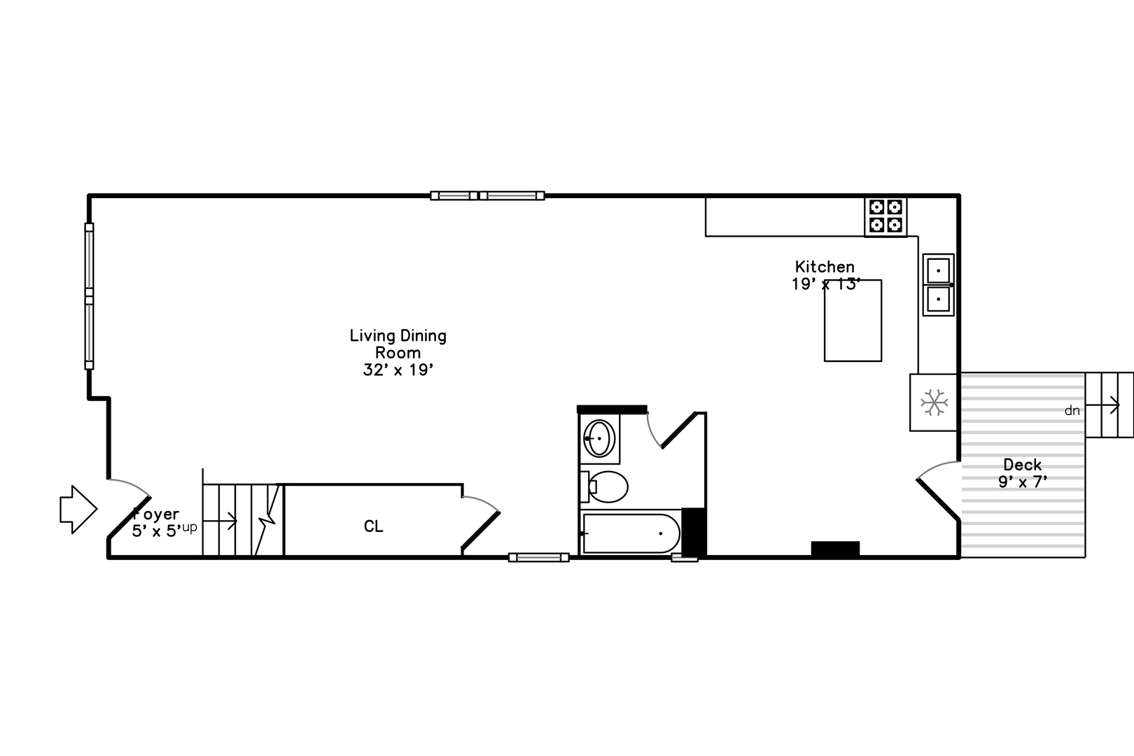 352 North Avers Avenue Chicago, IL 60624 - Photo 17 of 18 a picture of a floor plan