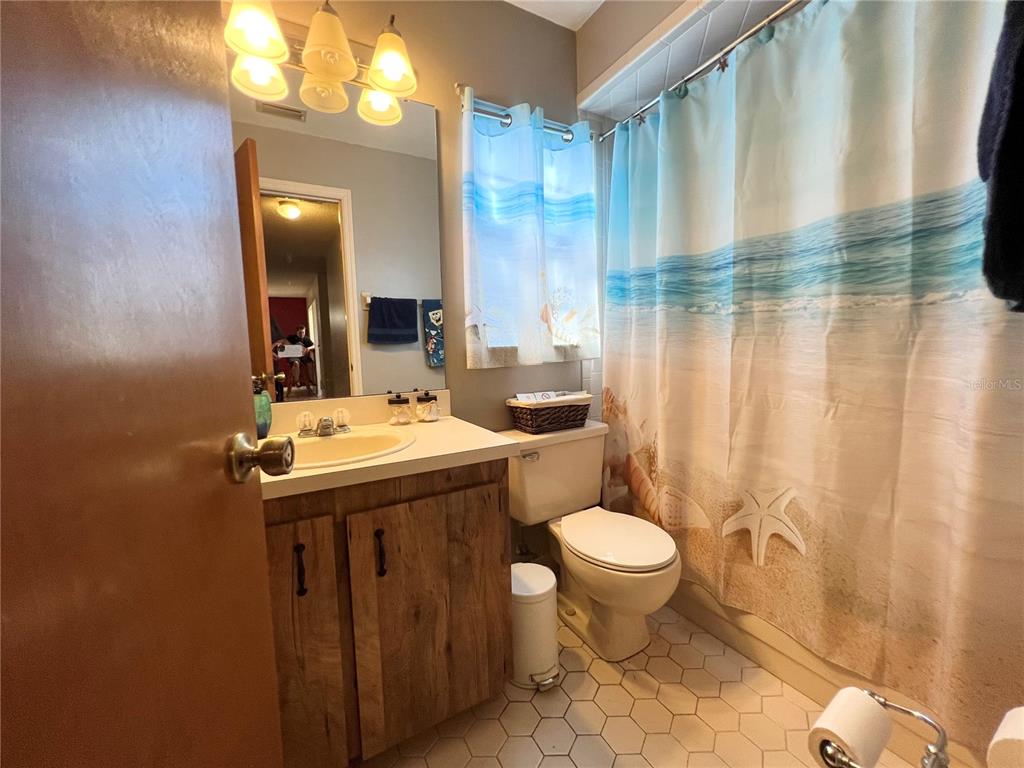 2918 West Campbell Road Lakeland, FL 33810 - Photo 10 of 10 a bathroom with a sink toilet and mirror