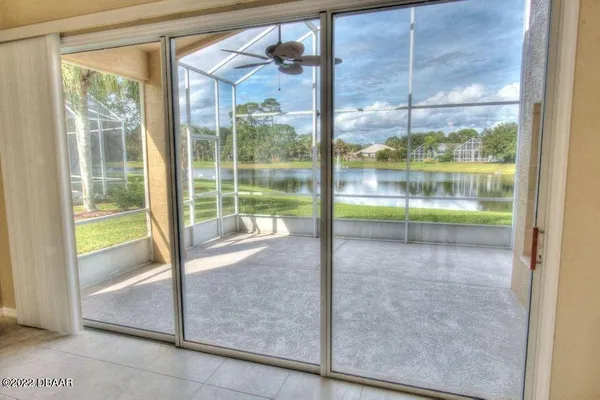 a view of outdoor space with balcony
