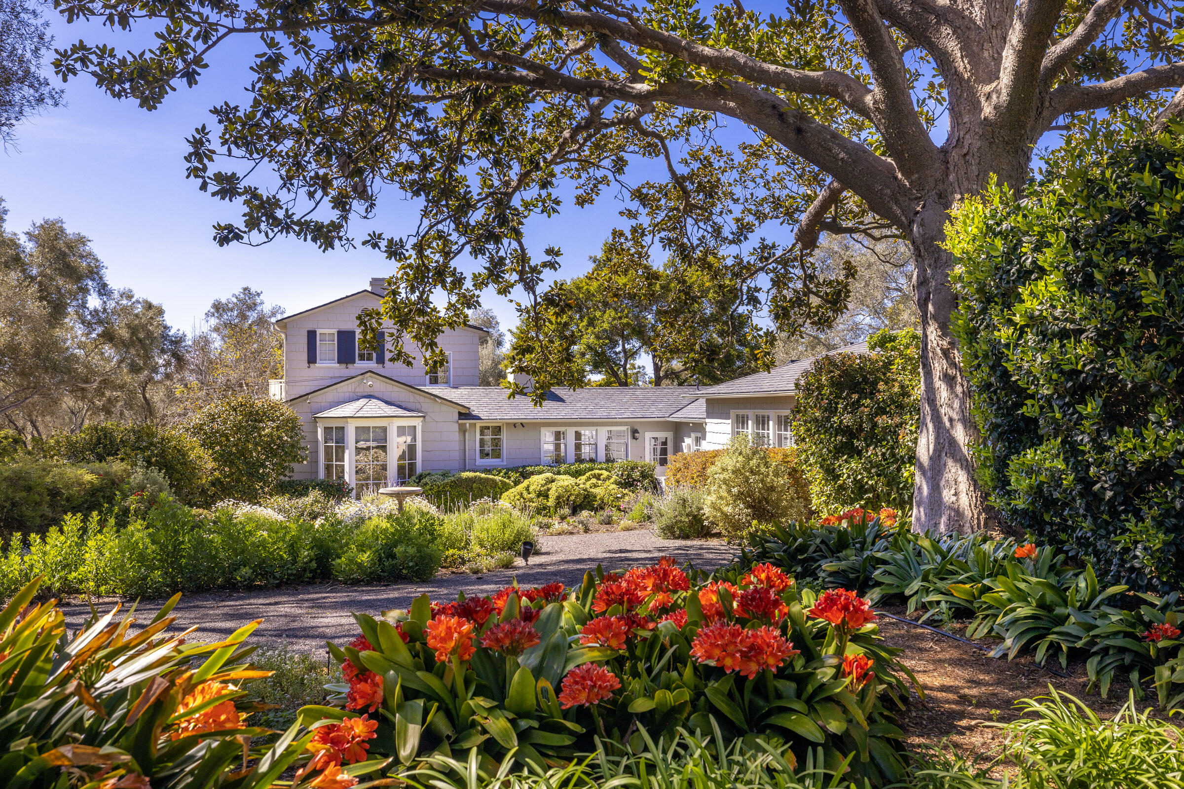 645-675 Olive Road Montecito, CA 93108 - Photo 3 of 34 a view of a garden with plants and flowers