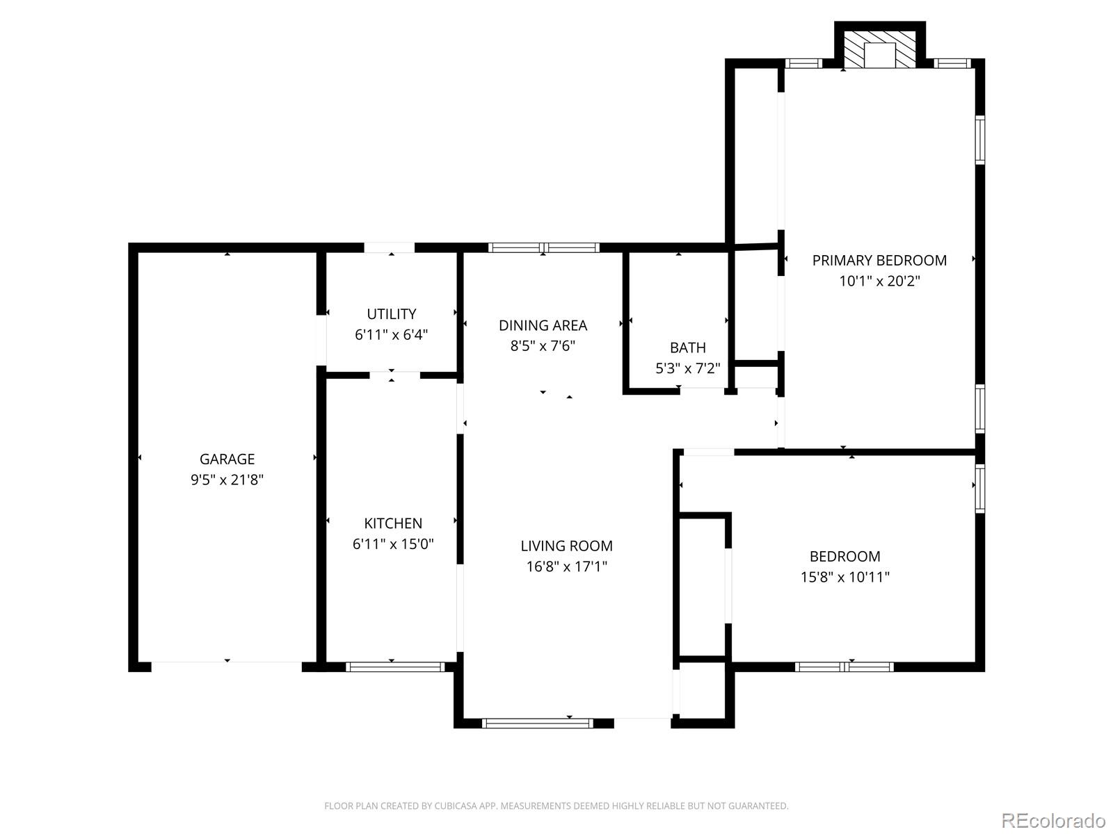 3016 South Grape Way Denver, CO 80222 - Photo 27 of 27 a picture of a floor plan