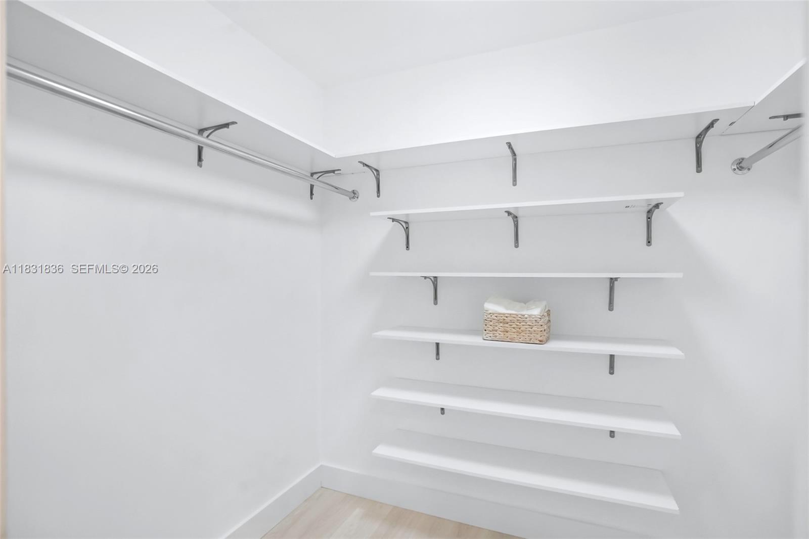 7829 La Mirada Drive Boca Raton, FL 33433 - Photo 14 of 26 a view of an empty walk in closet