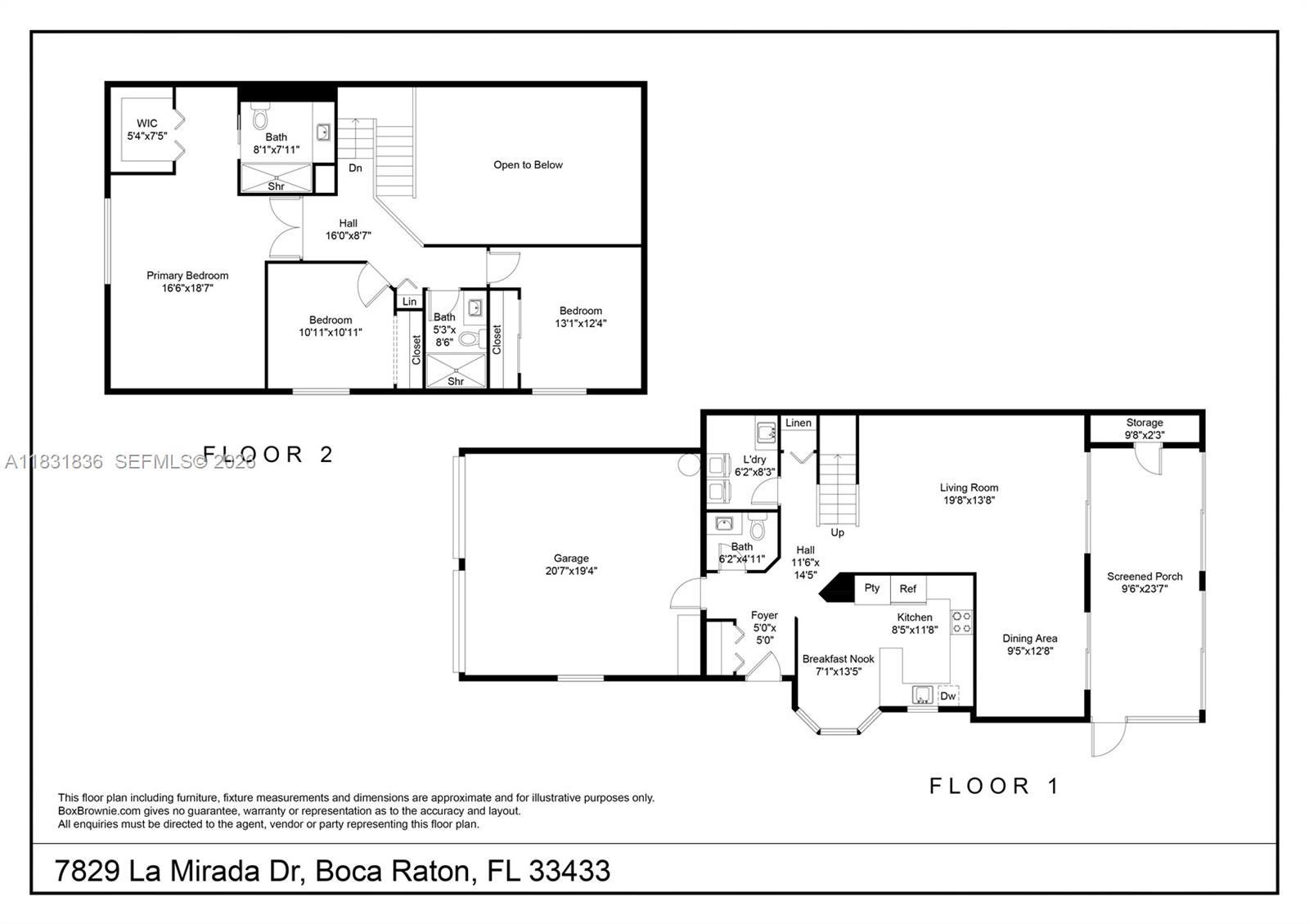 7829 La Mirada Drive Boca Raton, FL 33433 - Photo 22 of 26 a picture of a floor plan