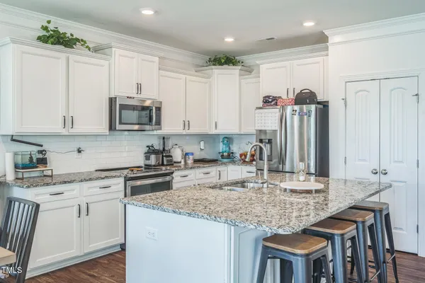 a view of entryway and workspace with furniture