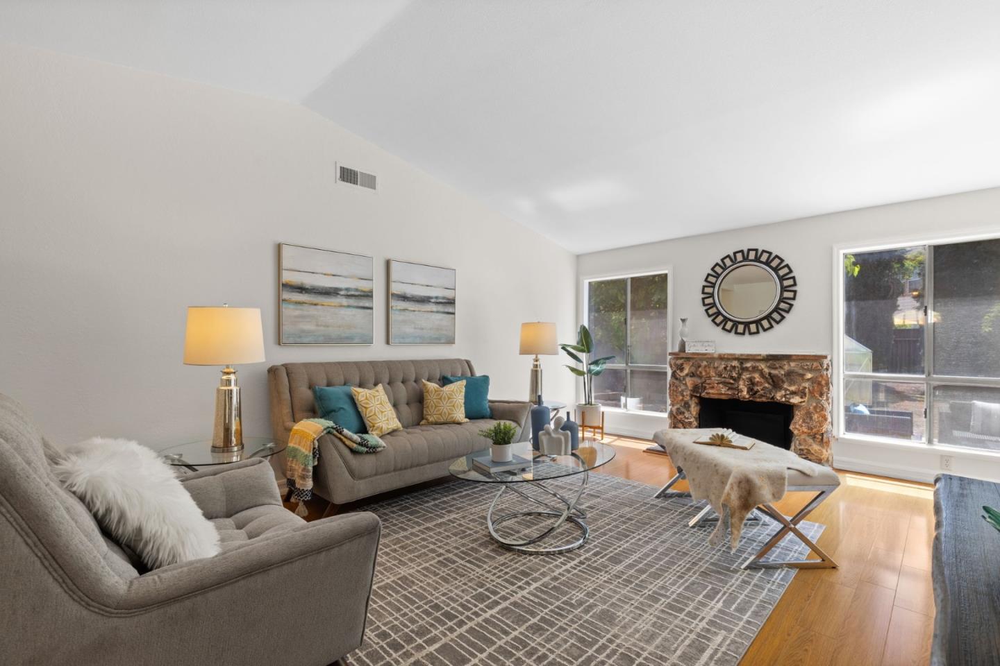 Cadburry Court San Jose, CA 95123 - Photo 4 of 25 a living room with furniture and a fireplace