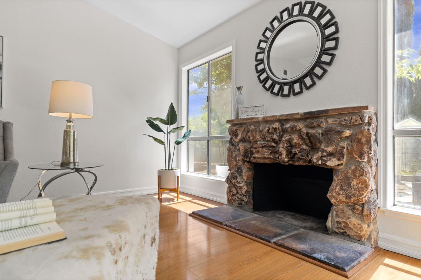 Cadburry Court San Jose, CA 95123 - Photo 5 of 25 a living room with furniture and a fireplace